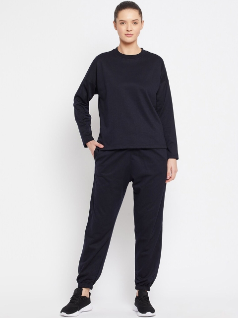 

FRENCH FLEXIOUS Women Navy Blue Tracksuits