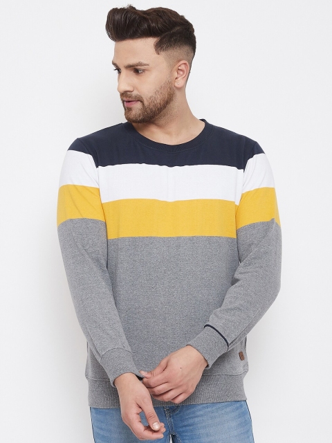 

Austin wood Men Multicoloured Colourblocked Sweatshirt, Multi