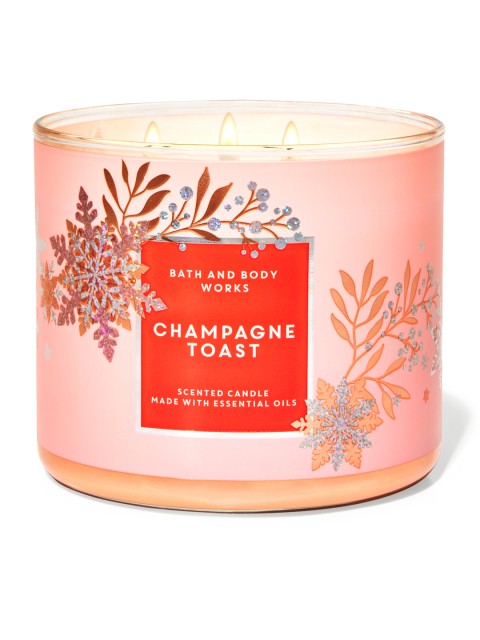

Bath & Body Works Champagne Toast 3-Wick Scented Candle 411 g, Orange