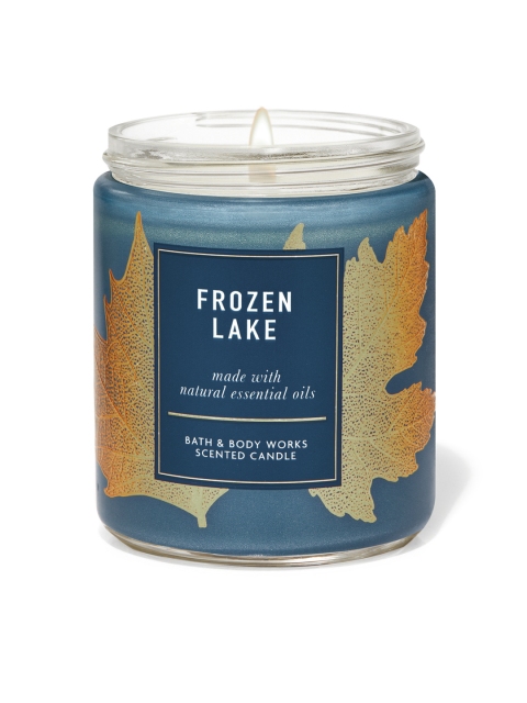 

Bath & Body Works Frozen Lake Single Wick Scented Candle 198 g, Teal