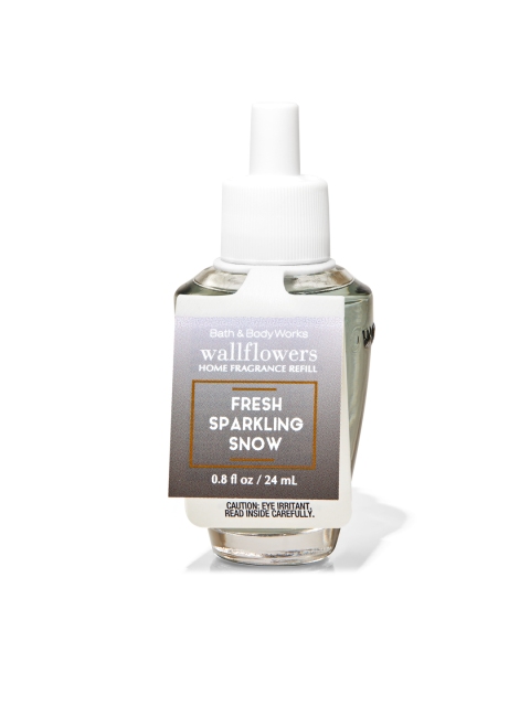 

Bath & Body Works Fresh Sparkling Snow Wallflowers Fragrance Refill 24 ml, Transparent