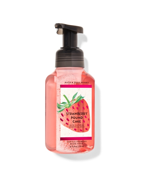 

Bath & Body Works Strawberry Pound Cake Gentle Foaming Hand Soap 259 ml, Red