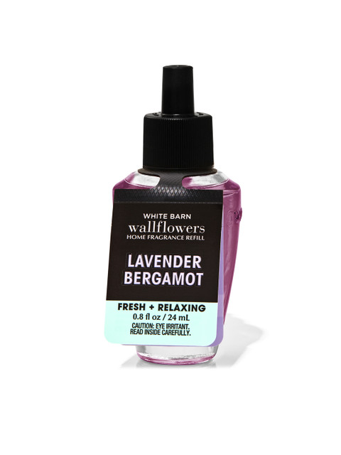 

Bath & Body Works Lavender Bergamot White Barn Wallflowers Home Fragrance Refill 24 ml, Purple