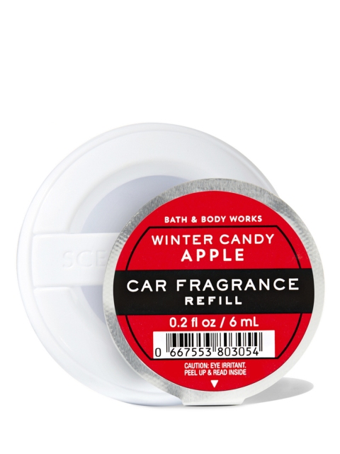 

Bath & Body Works Winter Candy Apple Car Fragrance Refill 6 ml, Red