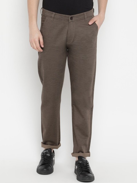 

V2 Value & Variety Men Brown Cotton Trousers