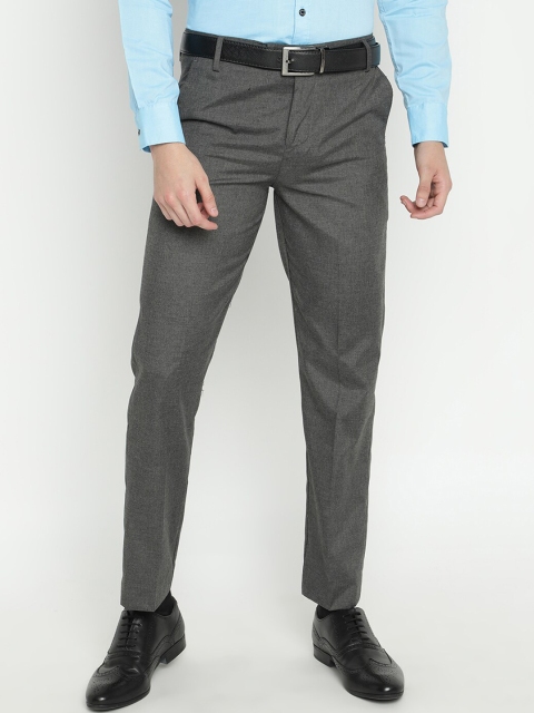 

V2 Value & Variety Men Grey Formal Trousers