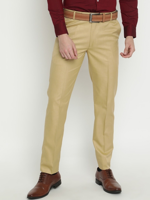 

V2 Value & Variety Men Beige Formal Trousers