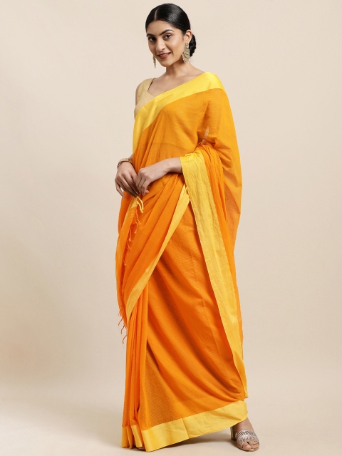 

KALINI Yellow Zari Pure Cotton Venkatgiri Saree