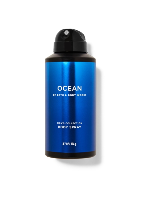 

Bath & Body Works Men Ocean Deodorant Body Spray - 104 g, Blue