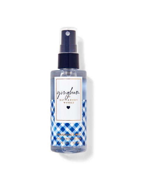 

Bath & Body Works Gingham Travel Size Fine Fragrance Mist 88 ml, Blue