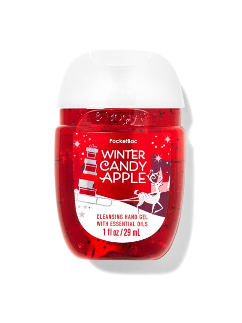 

Bath & Body Works Winter Candy Apple Pocketbac Hand Sanitizer 29 ml, Red