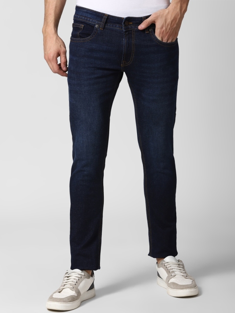 

Peter England Casuals Men Navy Blue Skinny Fit Light Fade Jeans