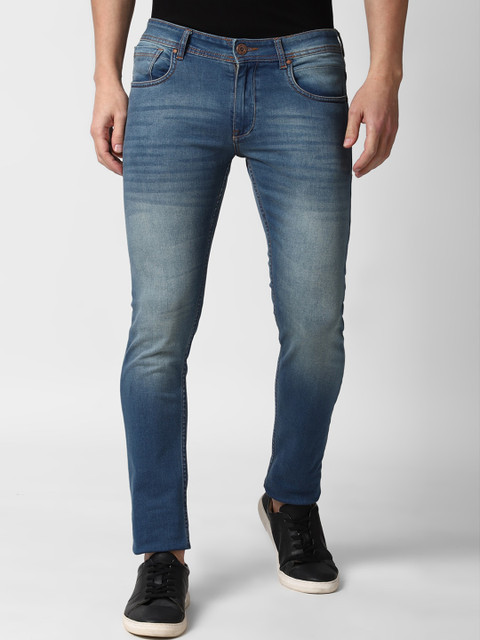 

Peter England Casuals Men Blue Skinny Fit Heavy Fade Jeans