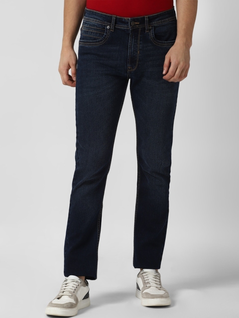 

Peter England Casuals Men Navy Blue Mid Rise Regular Fit Jeans