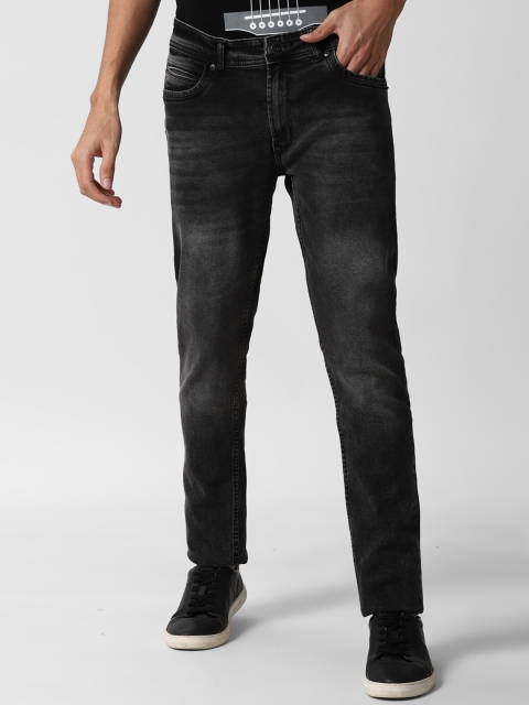 

Peter England Casuals Men Black Slim Fit Heavy Fade Stretchable Jeans