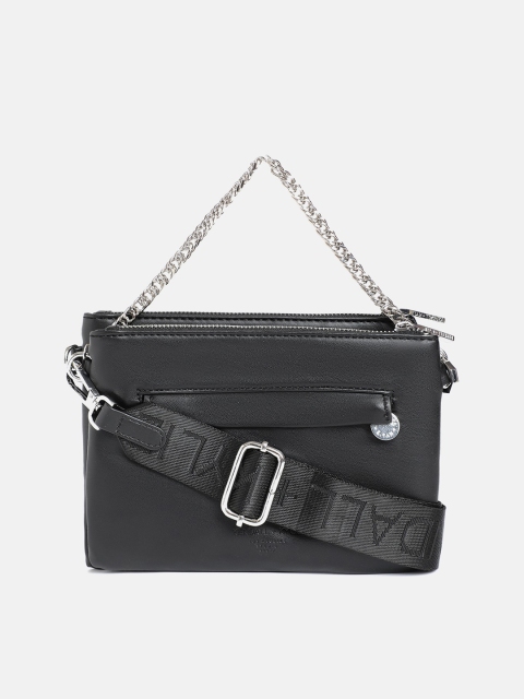 

KENDALL & KYLIE Black PU Structured Sling Bag