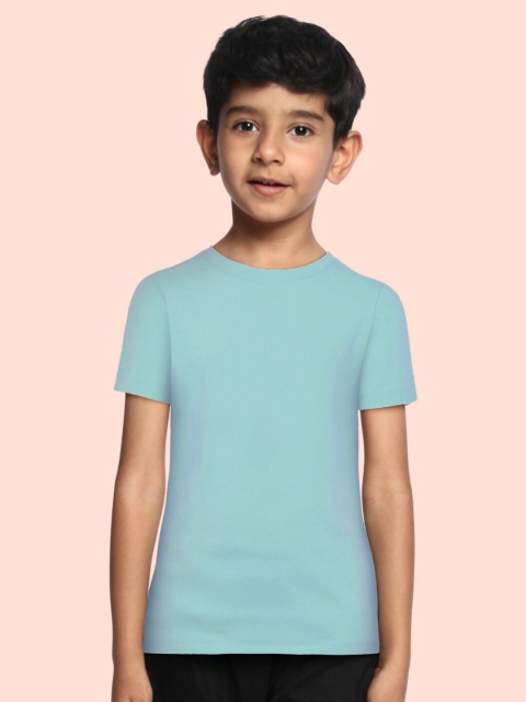 

METRO KIDS COMPANY Boys Blue Cotton T-shirt