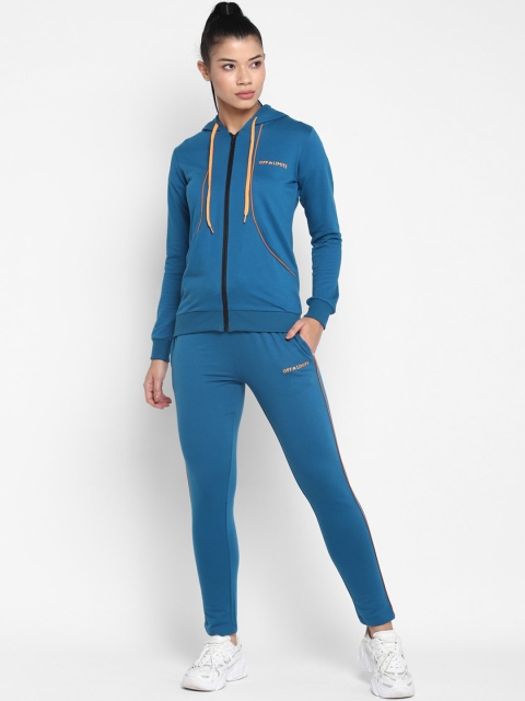 

OFF LIMITS Women Blue Solid Tracksuit