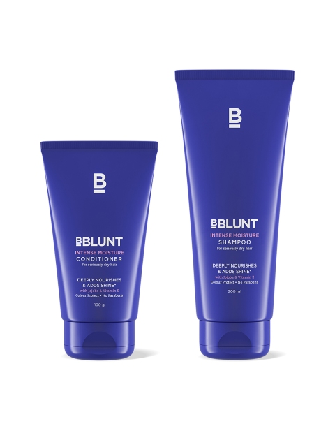 

BBLUNT Set of Intense Moisture Shampoo & Conditioner, Blue