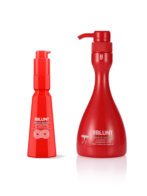 

BBLUNT Set of Repair Remedy Shampoo & Leave-In Cream, Red
