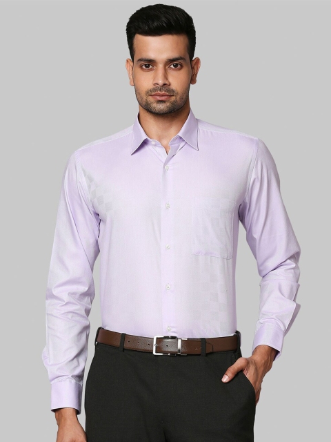 

Raymond Men Purple Cotton Formal Shirt