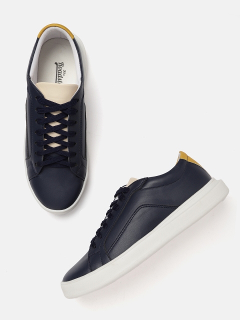 

The Roadster Lifestyle Co Women Navy Blue Solid Sneakers