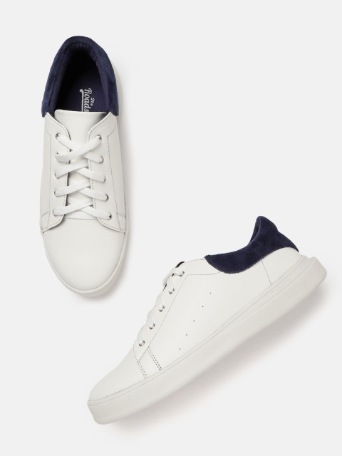 

The Roadster Lifestyle Co Women White Solid Sneakers