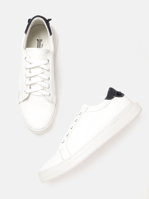 

The Roadster Lifestyle Co Women White Solid Sneakers