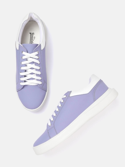

The Roadster Lifestyle Co Women Lavender Solid Sneakers