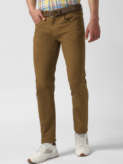 

Peter England Casuals Men Khaki Slim Fit Trousers