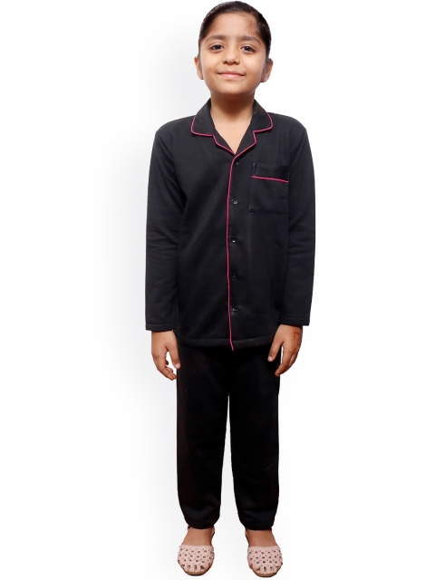 

Little Musketeer Girls Black Night Suit