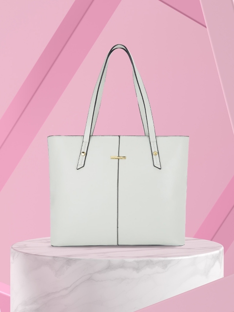 

Forever Glam by Pantaloons White PU Oversized Structured Shoulder Bag
