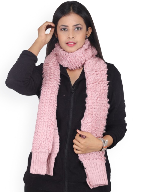 

ELLIS Women Pink Self-Design Mufflers