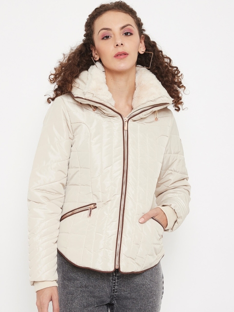 

Madame Women Off White Insulator Parka Jacket