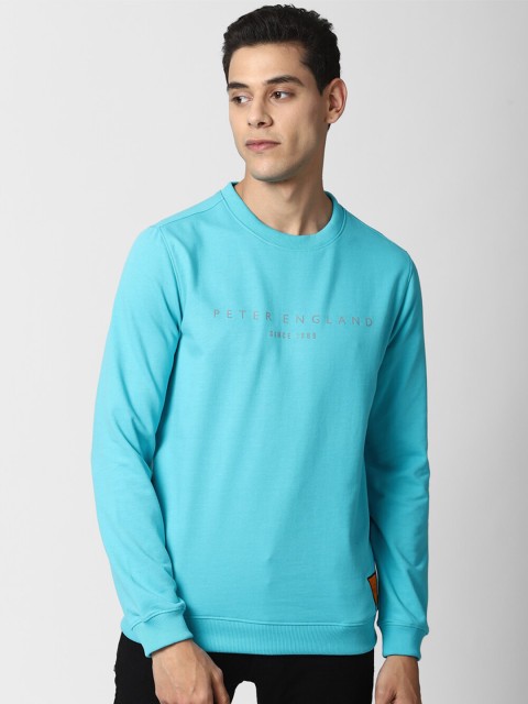 

Peter England Casuals Men Blue Sweatshirt