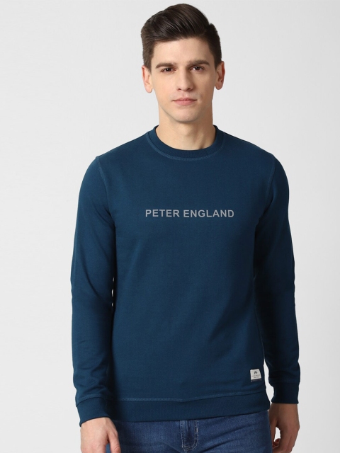 

Peter England Casuals Men Navy Blue Sweatshirt