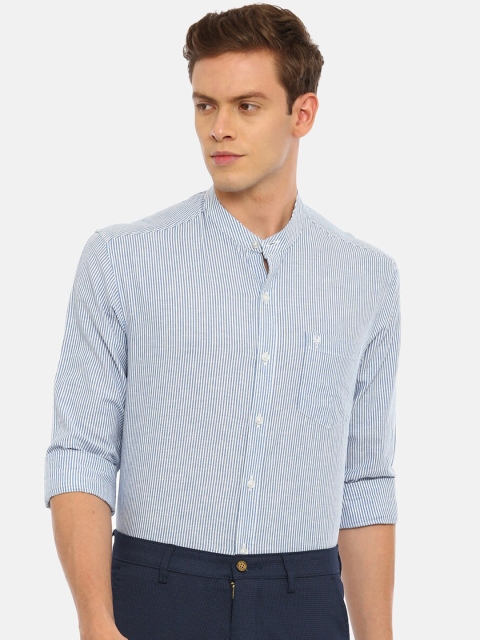 

Swiss Club Men Blue Slim Fit Micro Checks Opaque Checked Casual Shirt