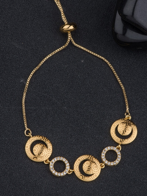 

Alankruthi Women Gold-Plated Charm Bracelet