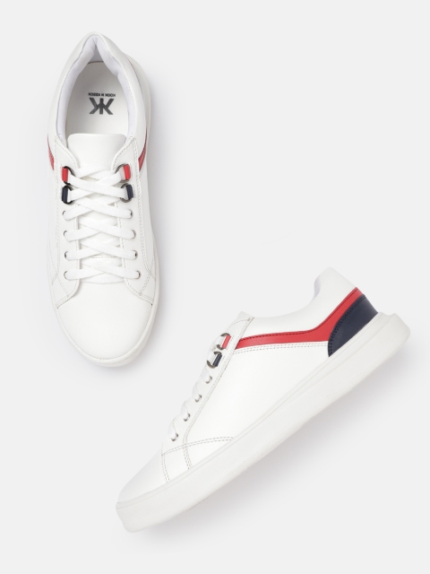 

Kook N Keech Women White Solid Sneakers