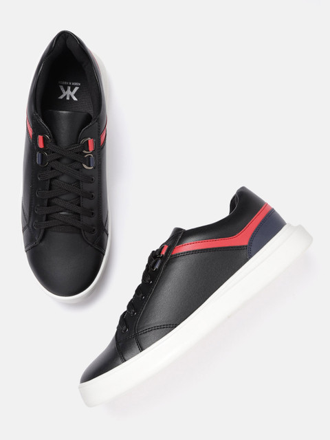 

Kook N Keech Women Black Solid Sneakers