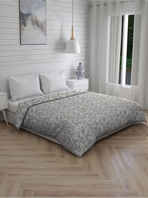 

Boutique Living India Grey Printed AC Room 120 GSM Double Bed Comforter