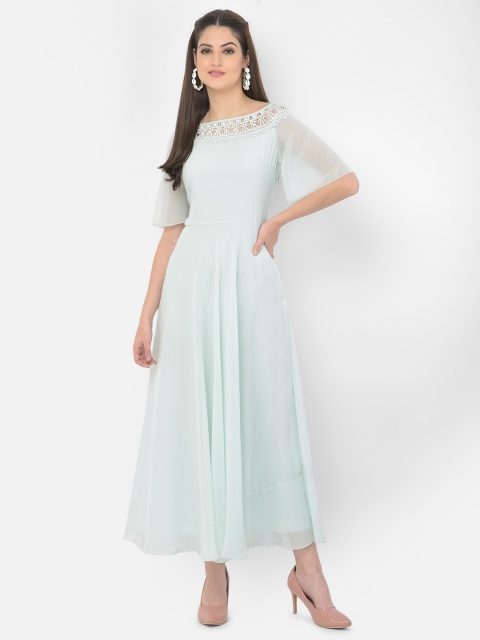 

Eavan Blue Georgette Maxi Dress