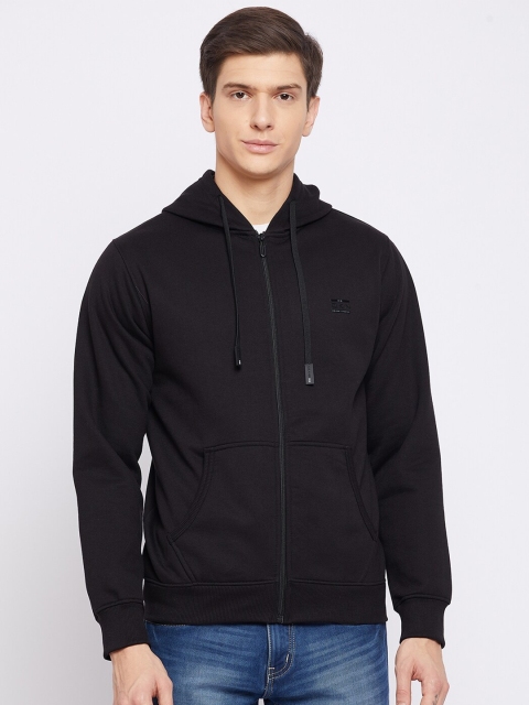 

Okane Men Black Hooded Sweatshirt