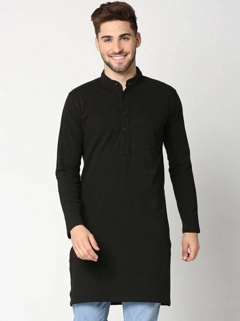 

Bewakoof Men Black Kurta
