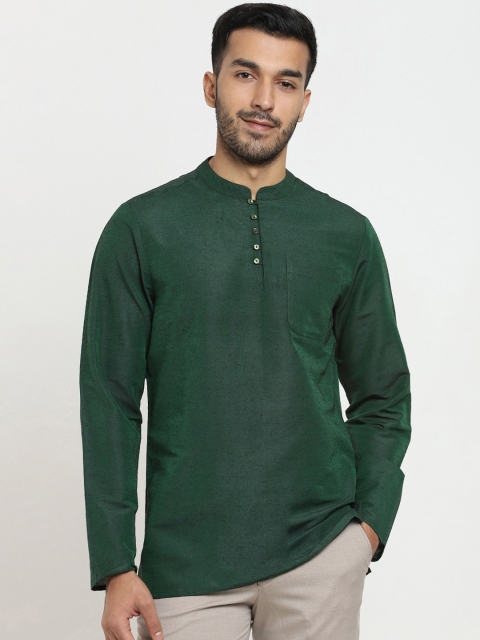 

Bewakoof Men Green Kurta
