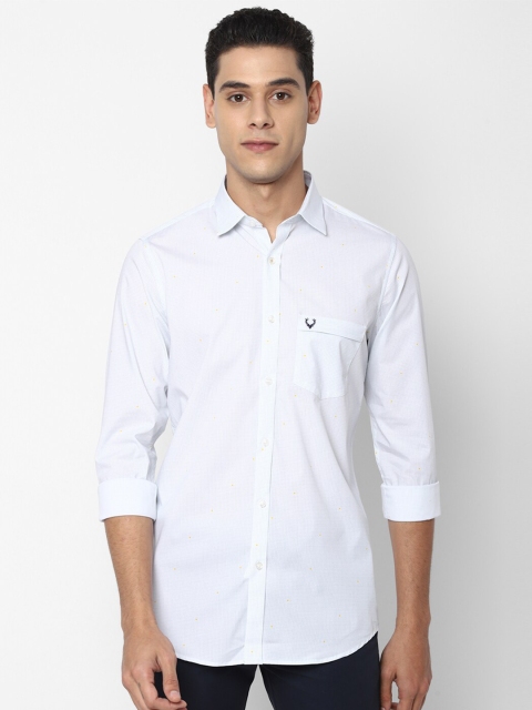 

Allen Solly Men White Slim Fit Opaque Casual Shirt