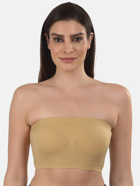

mod & shy Beige Lightly Padded Bandeau Bra
