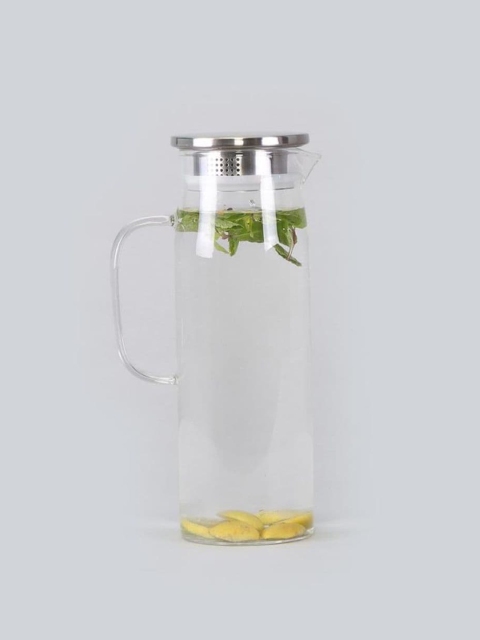 

Wonderchef Enigma Borosilicate Transparent Glass Water Jug 1500 ml