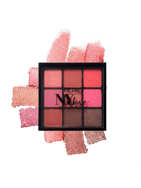 

NY Bae Eye Love Eyeshadow Palette Peppy Pinks - 9 gm, Pink