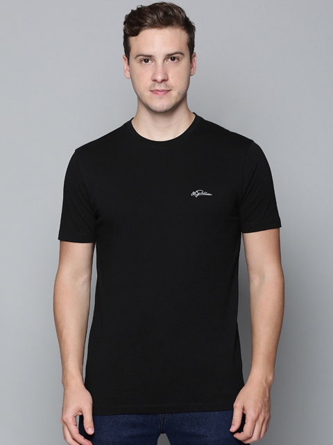 

883 Police Men Black Pure Cotton T-shirt
